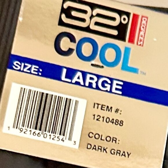 New 32 Degrees Cool Women's Comfort Pants Size L Gray Pull On Ankle Length Soft - Picture 11 of 12